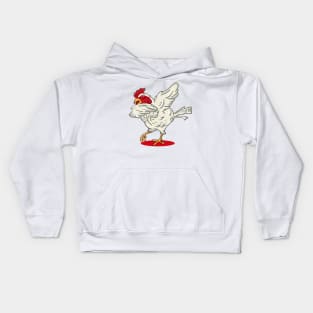 'Dabbing Dancing Chicken' Funny Dabbing Animal Gift Kids Hoodie